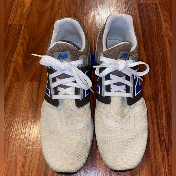 New Balance 247 Cream/Blue/Brown. Size 9.5. Lightly Worn - Picture 2 of 6